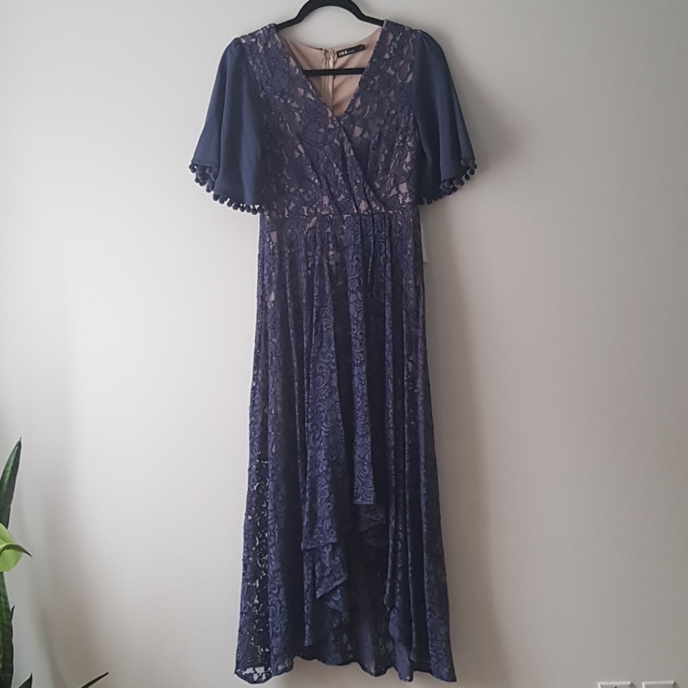 NWT Navy Blue Lace Dress - Size M